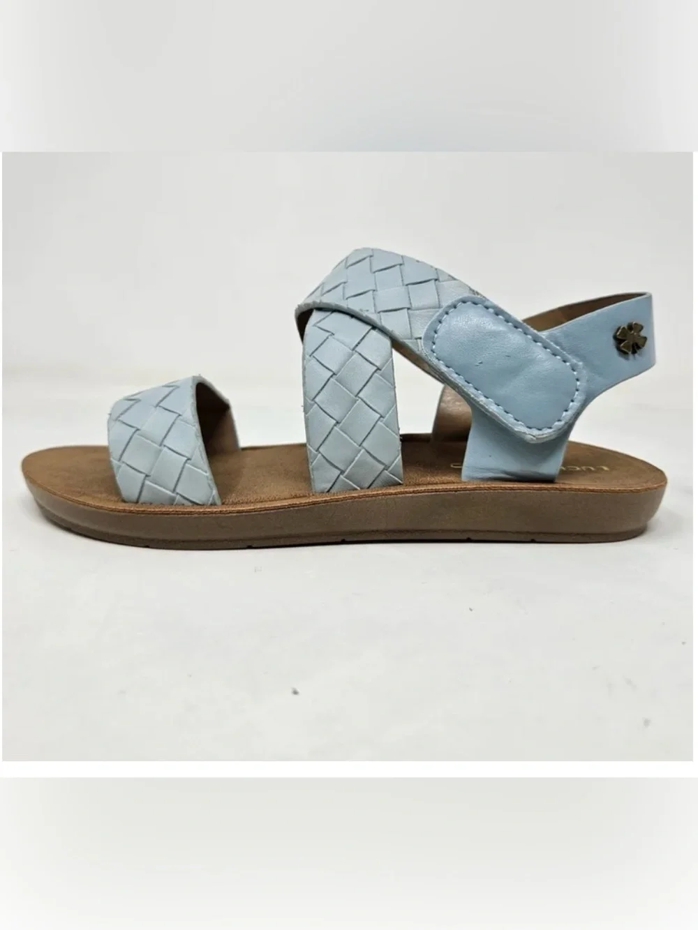 Lucky Brand YOUTH BEA2 Cross Over Sandals - Blue - 9M